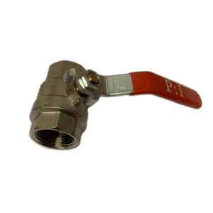 1" Inch Red Lever Ball Valve F x F