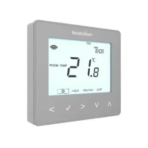 Heatmiser neoStat 12v V3 - Platinum Silver