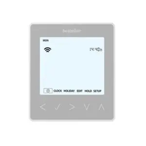 Heatmiser neoStat-hw V2 - Hot Water Programmer Platinum Silver