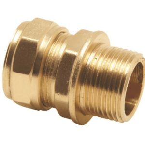 Male Compression Coupling - 22mm x 1"