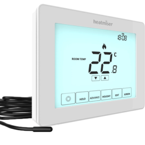 Heatmiser Touch-E V2 Electric Floor Heating Touchscreen Thermostat
