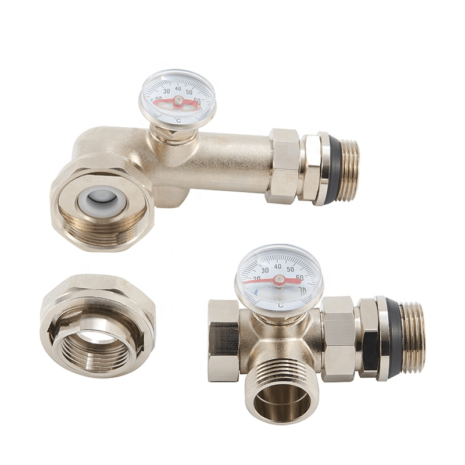 Blending-Valve-fittings-for-esbe-valves fitting for underfloor heating manifold control pack, combined separately with pump and blending valve