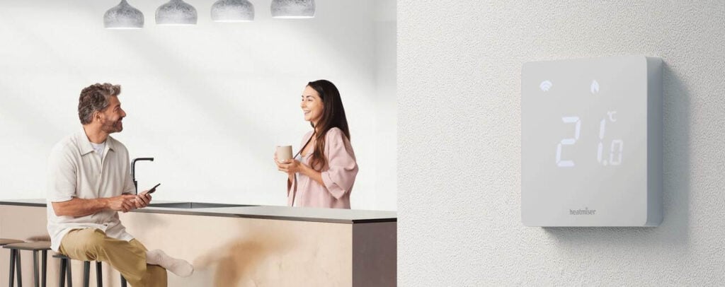 Neostat Pro thermostat on wall