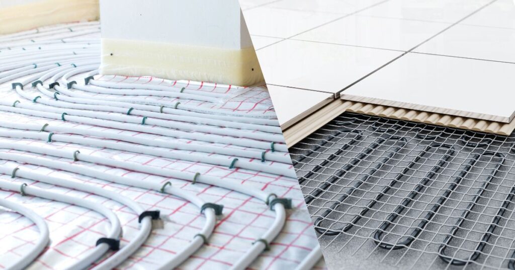 electric vs water underfloor heating