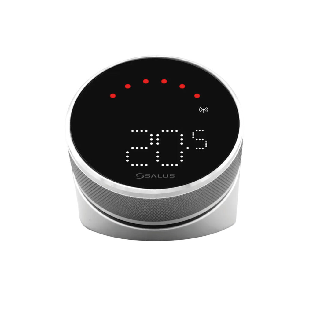 front view of Salus IT800 wifi thermostat