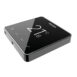 proWarm Touch IQ S Series-Black Thermostat Silver Trim 1