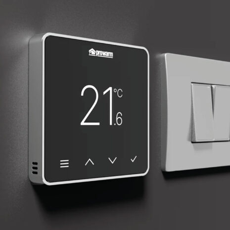 proWarm Touch IQ S Series-Black Thermostat Silver Trim 2 proWarm Touch IQ S Series-Black Thermostat Silver Trim 2