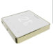 proWarm Touch IQ S Series-White Thermostat brass trim 1