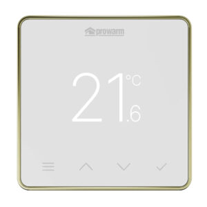 ProWarm Touch IQ S Series - White Thermostat