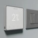 proWarm Touch IQ S Series-White Thermostat silver trim 2